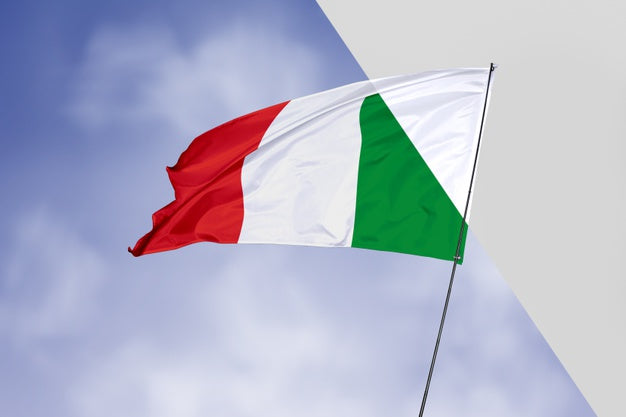 Beautiful Flag Concept Mock-Up Psd