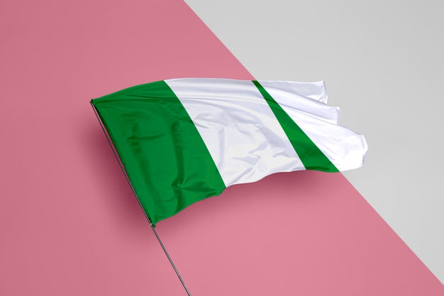 Beautiful Flag Concept Mock-Up Psd