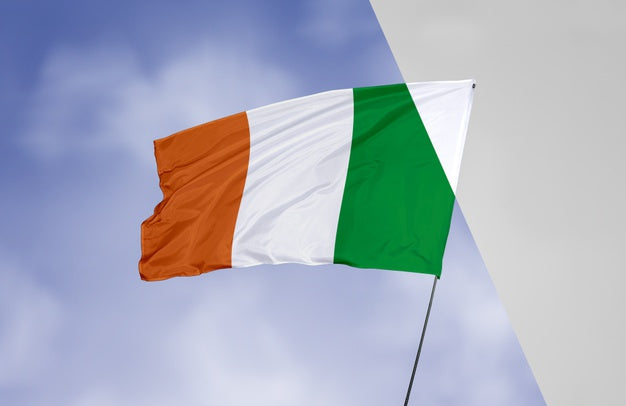 Beautiful Flag Concept Mock-Up Psd