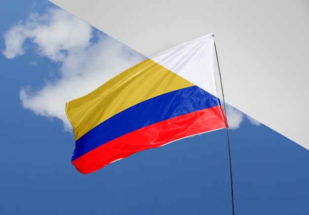 Beautiful Flag Concept Mock-Up Psd