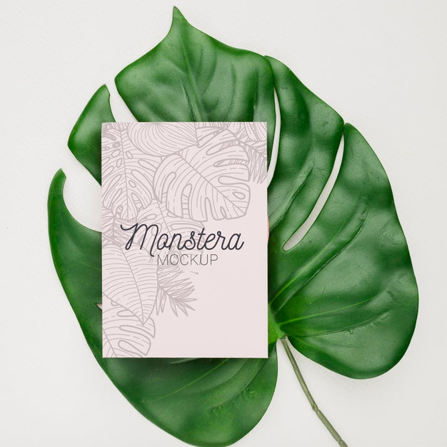 Beautiful Floral Invitation Concept Mock-Up Psd