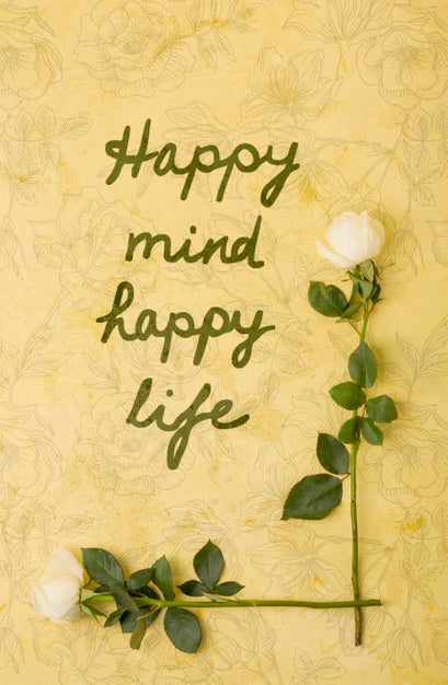 Beautiful. Flowers Concept Mock-Up Psd