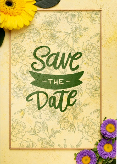 Beautiful. Flowers Concept Mock-Up Psd