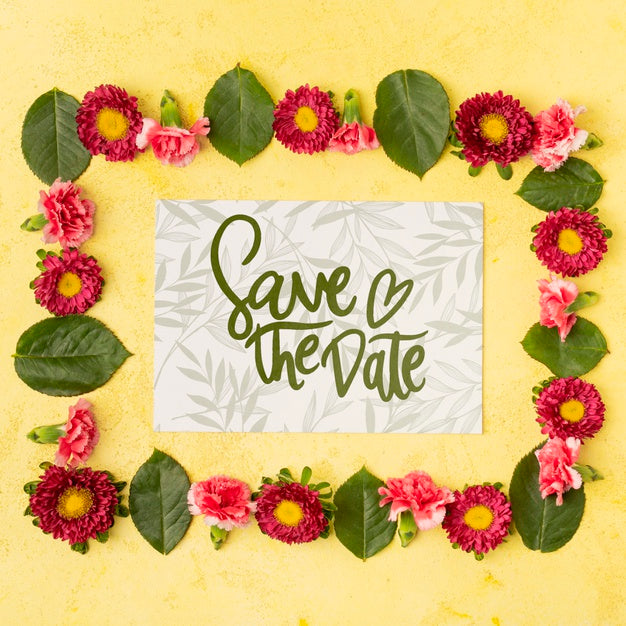 Beautiful. Flowers Concept Mock-Up Psd