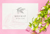 Beautiful Flowers Concept Mock-Up Psd