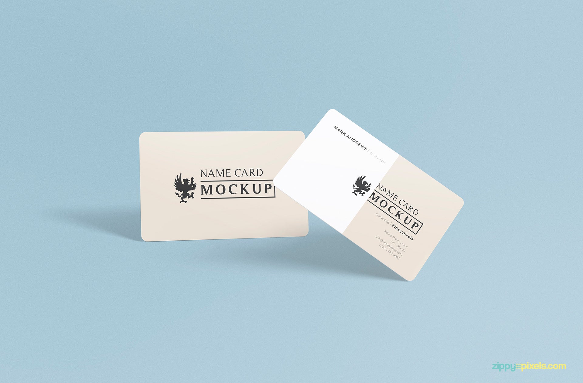 Exquisite Name Card Mockup PSD