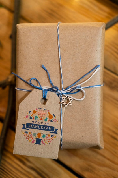 Beautiful Hanukkah Concept Mock-Up Psd