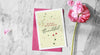 Beautiful Happy Birthday Greeting Card Design & Envelope Mockup Psd