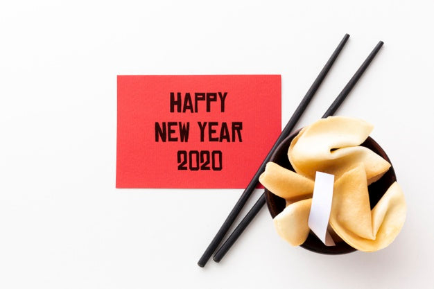 Beautiful Happy Chinese New Year Mock-Up Psd