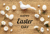 Beautiful Happy Easter Concept Psd