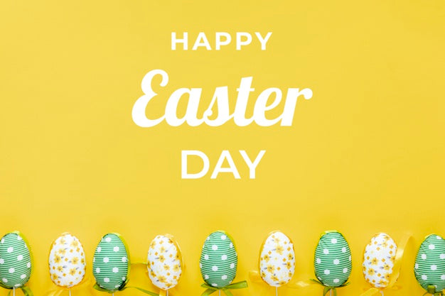 Beautiful Happy Easter Concept Psd