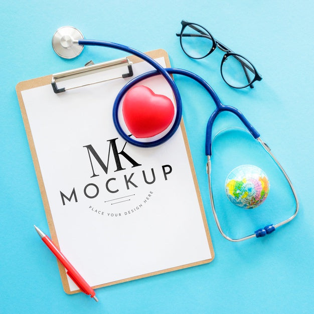 Beautiful Heart Concept Mock-Up Psd