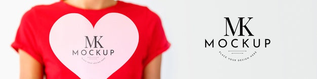 Beautiful Heart Concept Mock-Up Psd