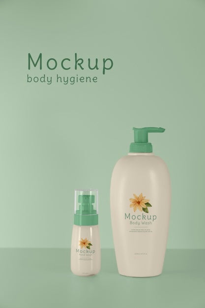 Beautiful Hygiene Product Packaging Mockup Psd