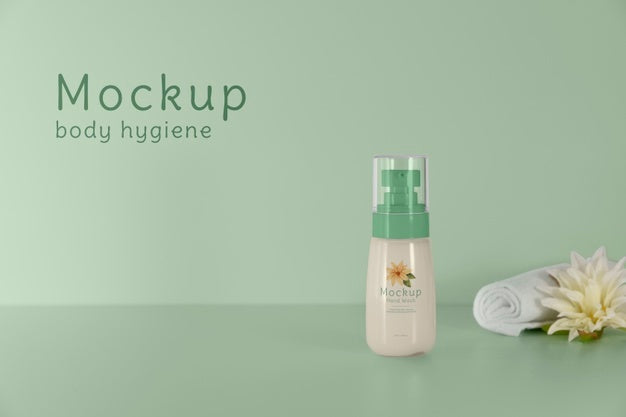 Beautiful Hygiene Product Packaging Mockup Psd