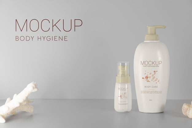 Beautiful Hygiene Product Packaging Mockup Psd