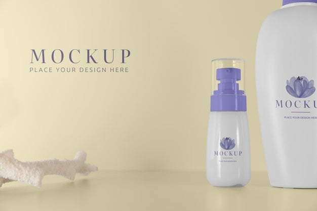 Beautiful Hygiene Product Packaging Mockup Psd
