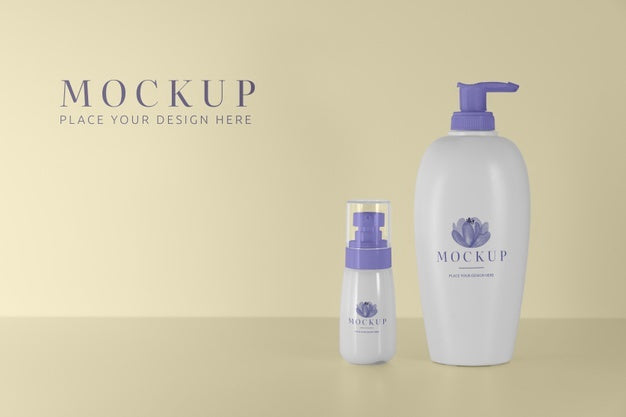Beautiful Hygiene Product Packaging Mockup Psd