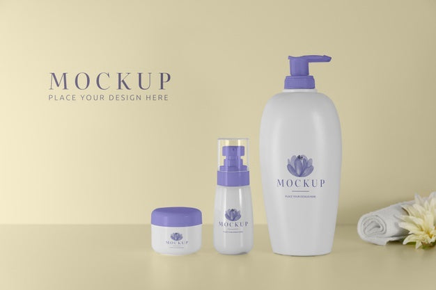 Beautiful Hygiene Product Packaging Mockup Psd