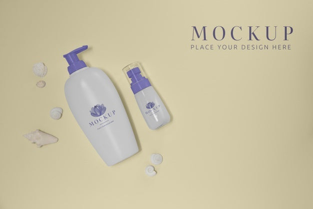 Beautiful Hygiene Product Packaging Mockup Psd