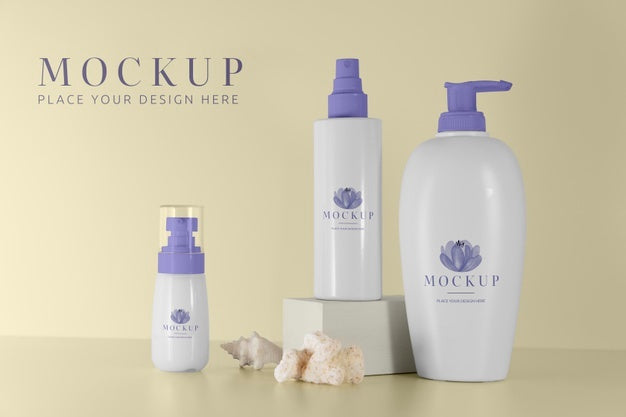 Beautiful Hygiene Product Packaging Mockup Psd