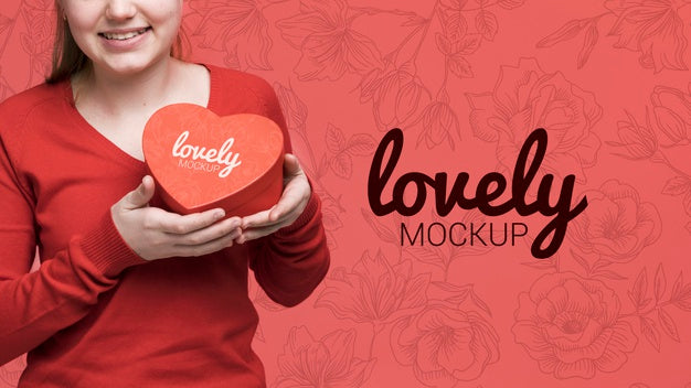 Beautiful Kid'S Love Concept Psd