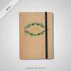 Beautiful Notebook Mockup In Vintage Style Psd