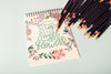 Beautiful Notepad Mockup With Pencils Psd