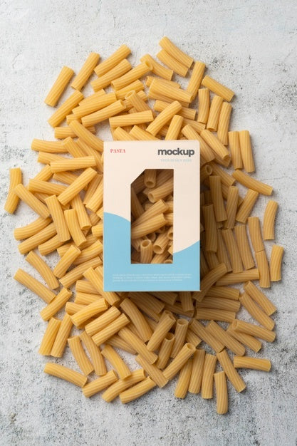 Beautiful Pasta Packaging Mockup Psd