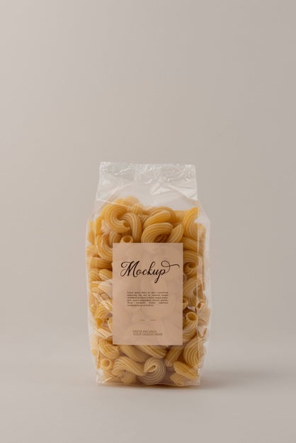 Beautiful Pasta Packaging Mockup Psd