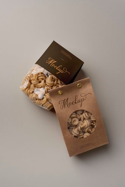 Beautiful Pasta Packaging Mockup Psd
