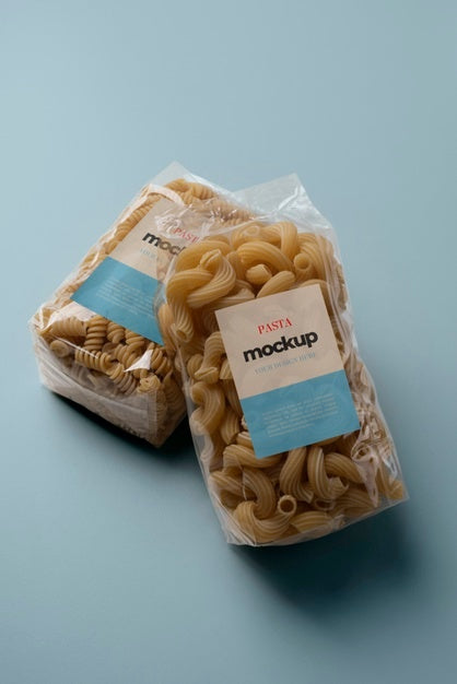 Beautiful Pasta Packaging Mockup Psd