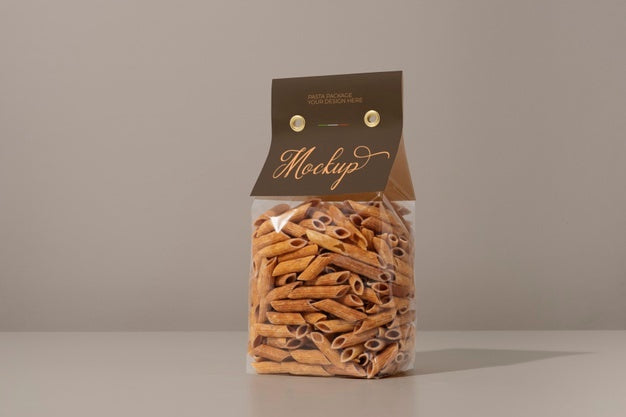 Beautiful Pasta Packaging Mockup Psd