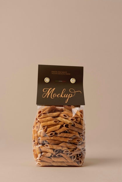 Beautiful Pasta Packaging Mockup Psd