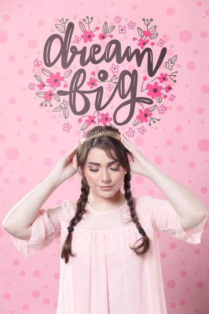 Beautiful Pastel Spring Concept Psd