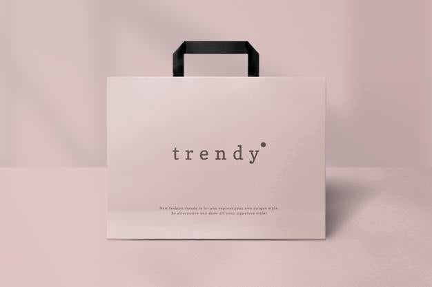 Beautiful Shopping Bag Mockup Psd