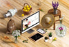 Beautiful Spring Concept Mock-Up Psd