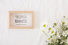 Beautiful Spring Floral Concept Mock-Up Psd
