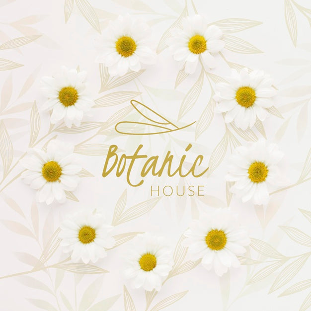 Beautiful Spring Floral Concept Mock-Up Psd