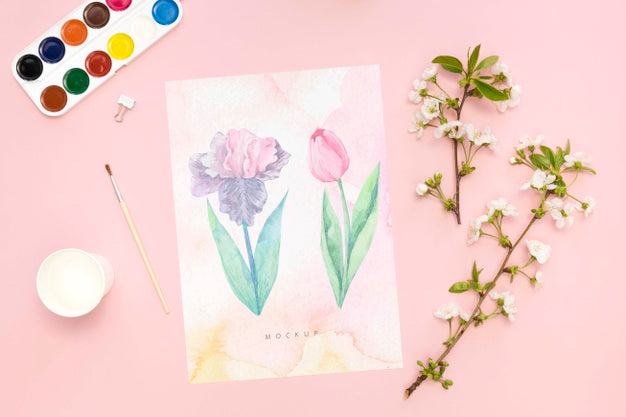 Beautiful Stationery Minimal Concept Psd