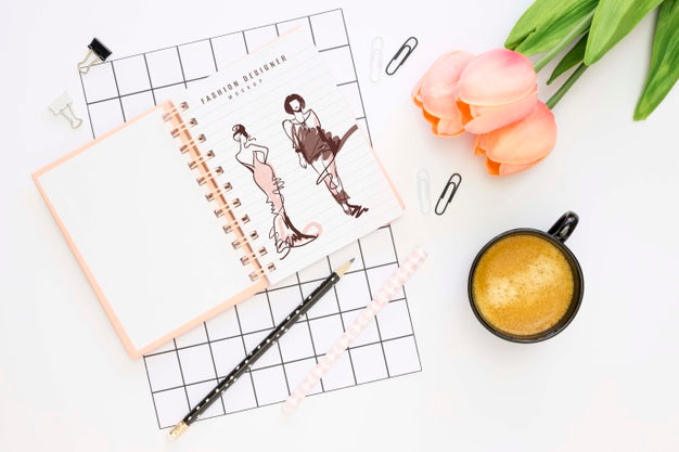 Beautiful Stationery Minimal Concept Psd