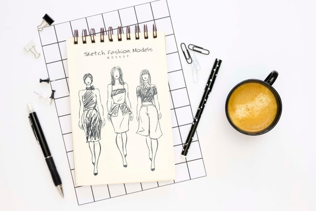 Beautiful Stationery Minimal Concept Psd