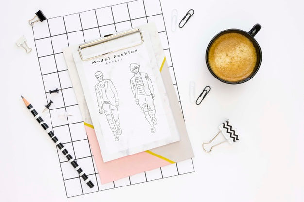 Beautiful Stationery Minimal Concept Psd