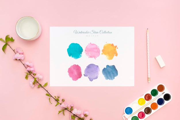 Beautiful Stationery Minimal Concept Psd