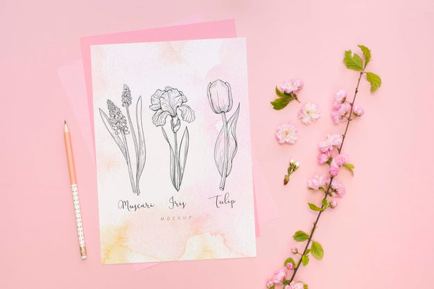 Beautiful Stationery Minimal Concept Psd