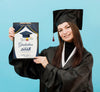 Beautiful Student Holding Graduation Diploma Psd