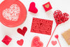 Beautiful Valentine'S Day Concept Mock-Up Psd