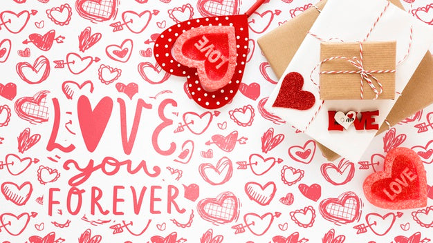 Beautiful Valentine'S Day Concept Psd