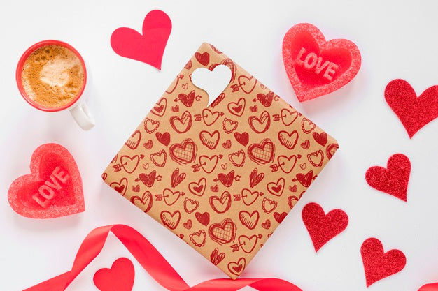 Beautiful Valentine'S Day Concept Psd