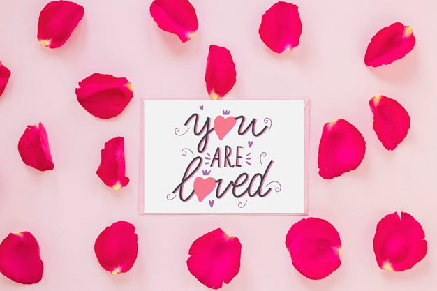 Beautiful Valentine'S Day Concept Psd